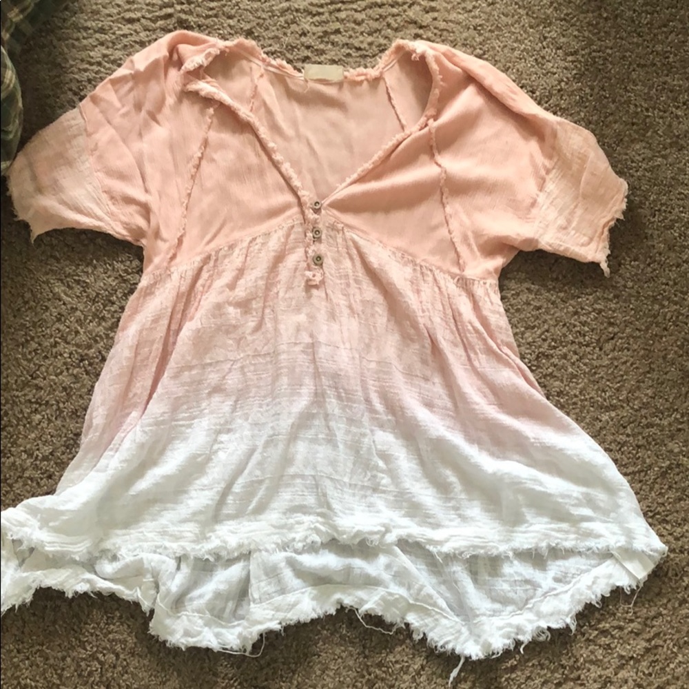 Flowy Baby Doll, Dip Dyed Altar’d State Shirt